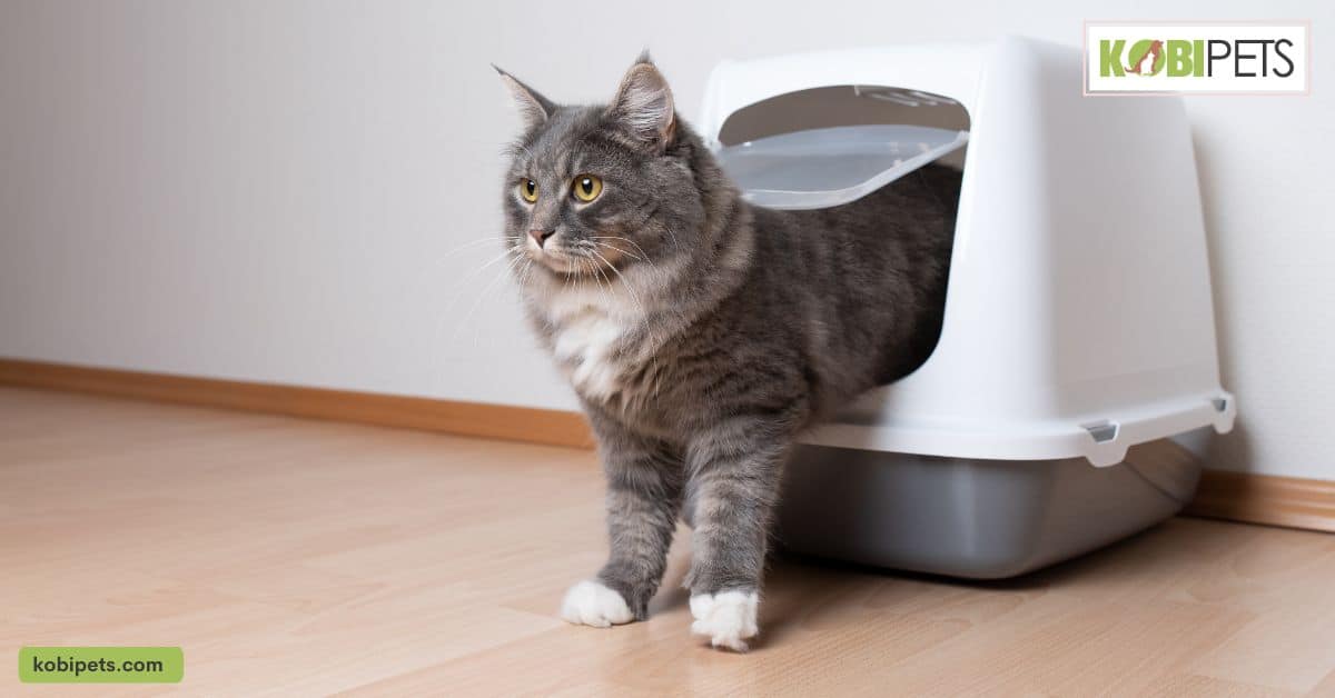 Litter-trained cat