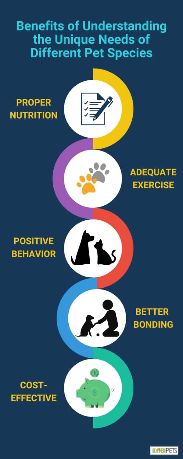 Benefits of Understanding the Unique Needs of Different Pet Species