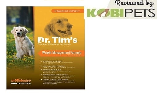 Dr. Tim’s Premium Weight Management Pet Food