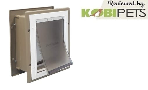 PetSafe Wall Entry Pet Door with Telescoping Tunnel, Pet Door for Dogs and Cats