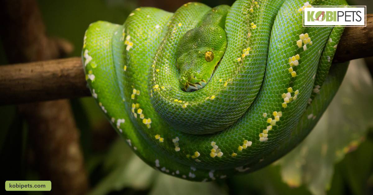 Green Tree Python (Morelia Viridis)