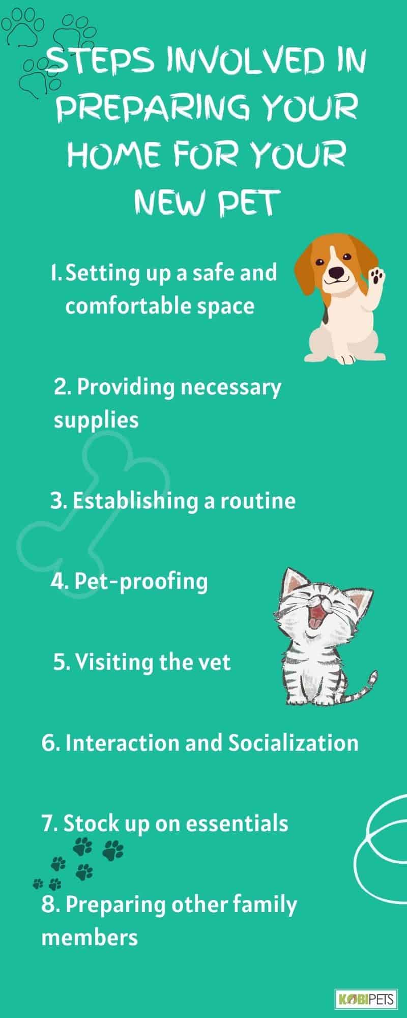 Steps Involved in Preparing Your Home for Your New Pet