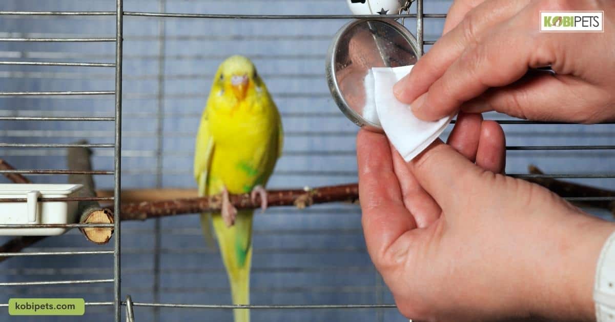 Keep Toys and Perches Clean